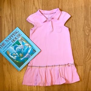 Girls Carter’s EUC Polo dress with pocket